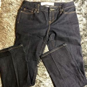 Ann Taylor Loft Dark Wash Slim Bootcut 2P